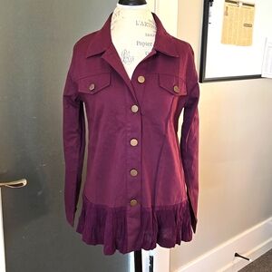 Denim-ish/lace jacket